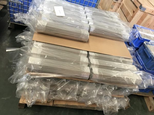 pvc film stainless steel tubes package