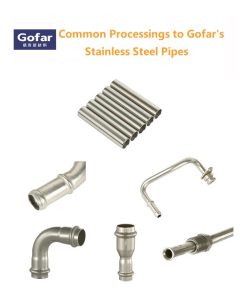 Gofar New Material precision stainless steel pipes end forming process