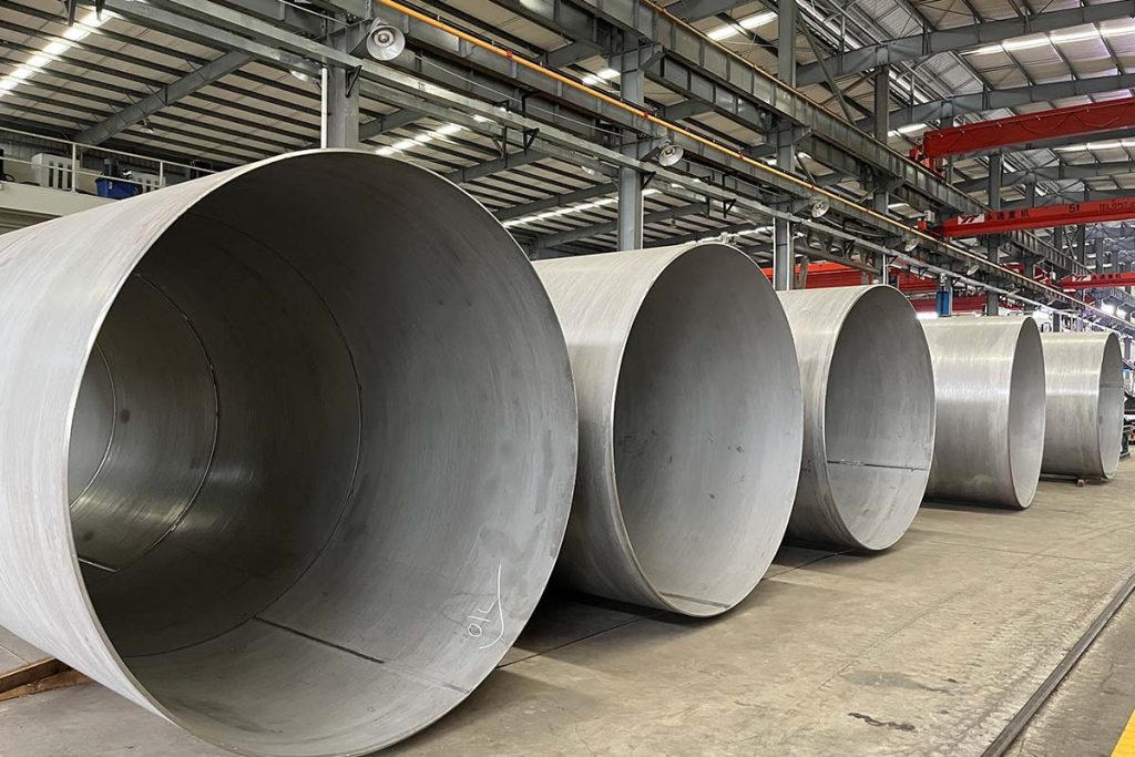 DN2000 stainless steel pipes for energy and power station project